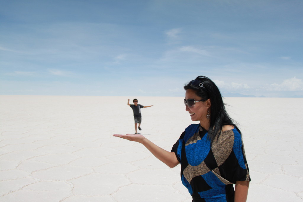 World's largest salt flat in BOLIVIA!